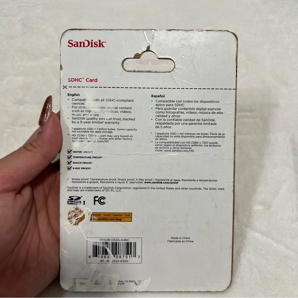 SANDISK SDHC CARD 32GB